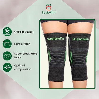 Knee Support For Men & Women (Black)